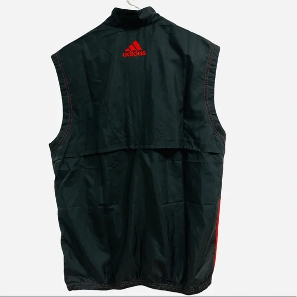 Adidas Essentials Club Wind Vest Red/Black CY9293 Men's Size M - Picture 9 of 11